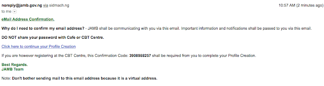 How to Create JAMB Profile Graphically
